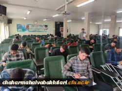 بازدید دکتر کاوه مدیریت امور پردیس های دانشگاه فرهنگیان استان از نحوه برگزاری امتحانات پایان ترم 7