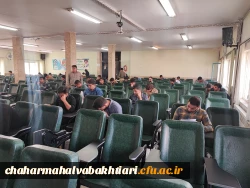 بازدید دکتر کاوه مدیریت امور پردیس های دانشگاه فرهنگیان استان از نحوه برگزاری امتحانات پایان ترم 6