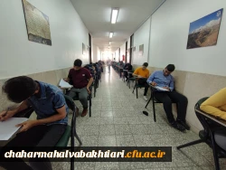 بازدید دکتر کاوه مدیریت امور پردیس های دانشگاه فرهنگیان استان از نحوه برگزاری امتحانات پایان ترم 5