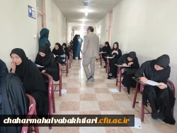 بازدید دکتر کاوه مدیریت امور پردیس های دانشگاه فرهنگیان استان از نحوه برگزاری امتحانات پایان ترم 8