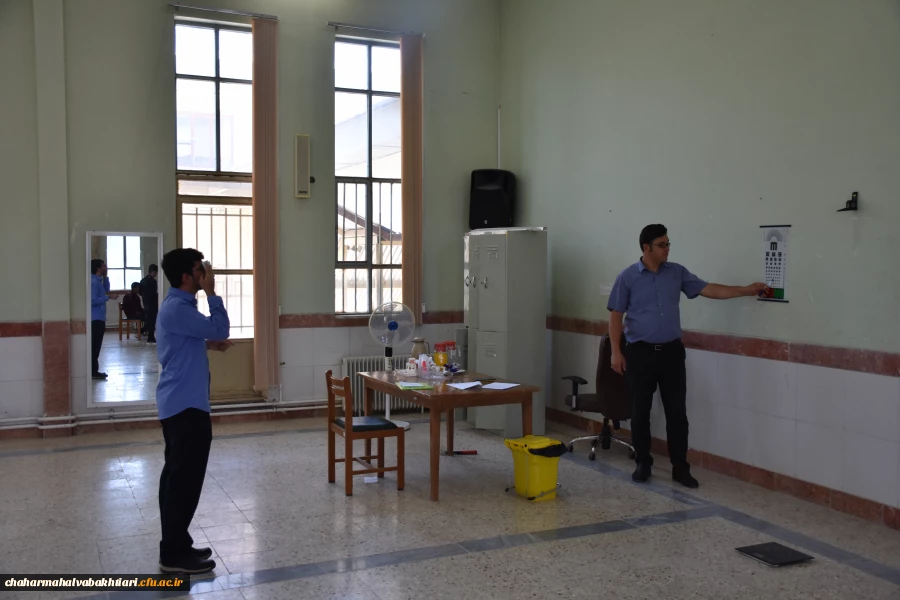 بازدید مدیریت امور پردیس های استان از فرایند معاینات پزشکی داوطلبان ورود به دانشگاه فرهنگیان 3