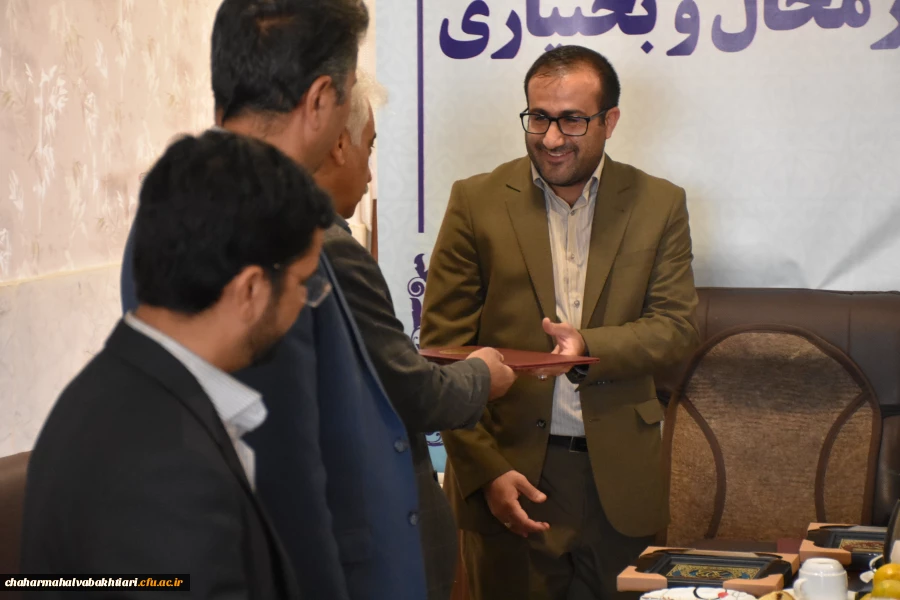 جلسه تکریم و معارفه سرپرست مدیریت امور پردیس های استان 6