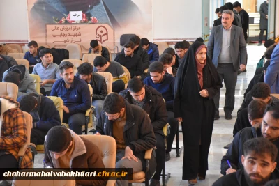 بازدید ریاست دانشگاه فرهنگیان استان از روند برگزاری امتحانات مرکز شهید رجایی فرخشهر