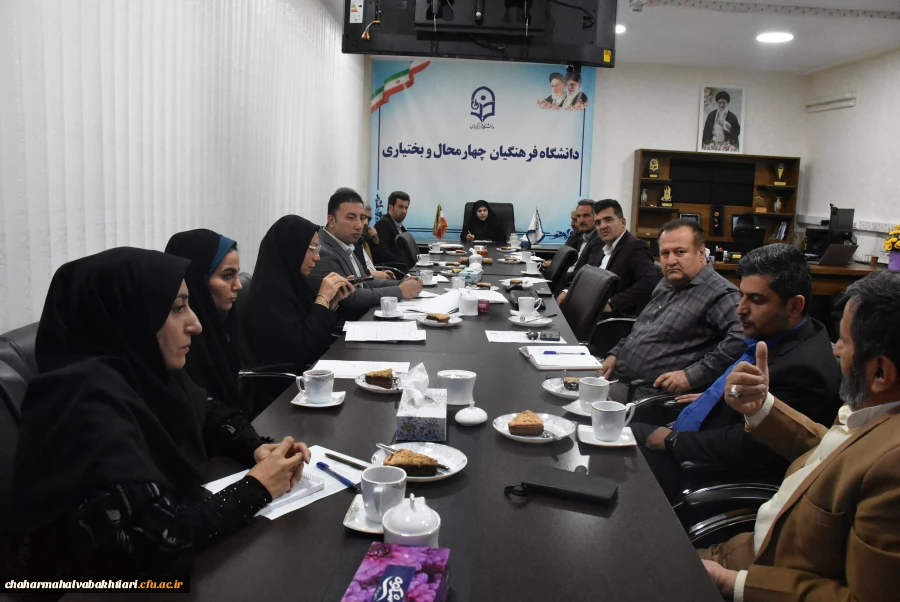 جلسه شورای پژوهش دانشگاه فرهنگیان استان 