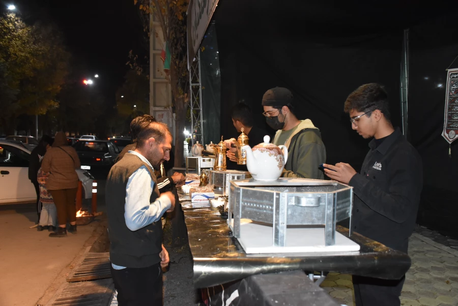 برپایی موکب عزای فاطمی در دانشگاه فرهنگیان استان  15