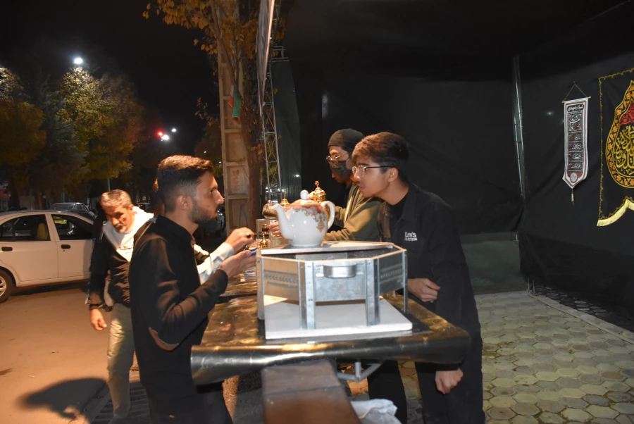 برپایی موکب عزای فاطمی در دانشگاه فرهنگیان استان  16