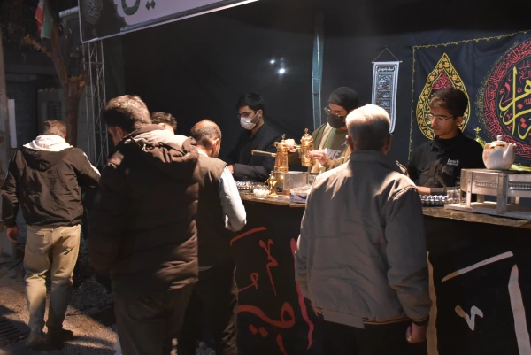 برپایی موکب عزای فاطمی در دانشگاه فرهنگیان استان  18