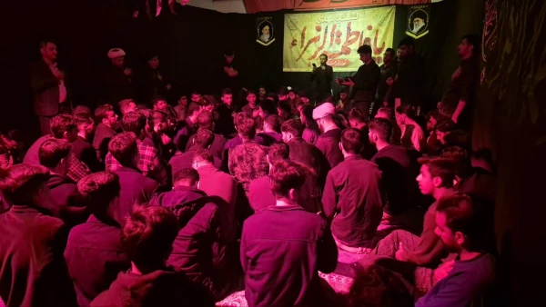 دانشجوبان دانشکده علوم انسانی در سوگ حضرت فاطمه زهرا (س) و با دلی پر از عشق، میزبان  پیکر پاک شهید گمنام بودند 2