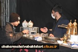 برپایی موکب عزای فاطمی در دانشگاه فرهنگیان استان 