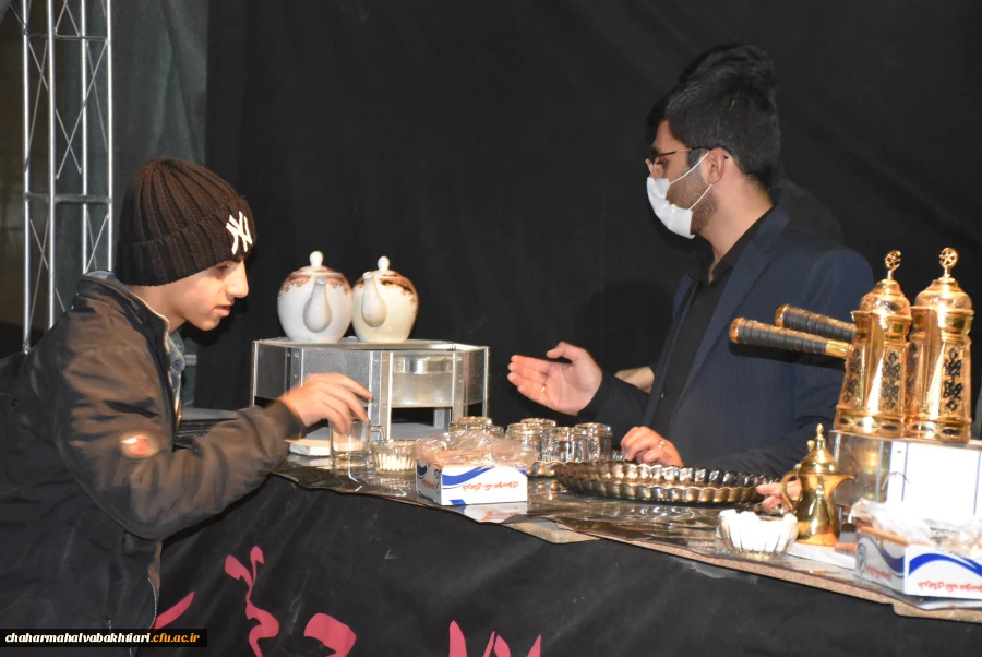 برپایی موکب عزای فاطمی در دانشگاه فرهنگیان استان 