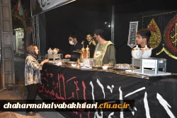 برپایی موکب عزای فاطمی در دانشگاه فرهنگیان استان 