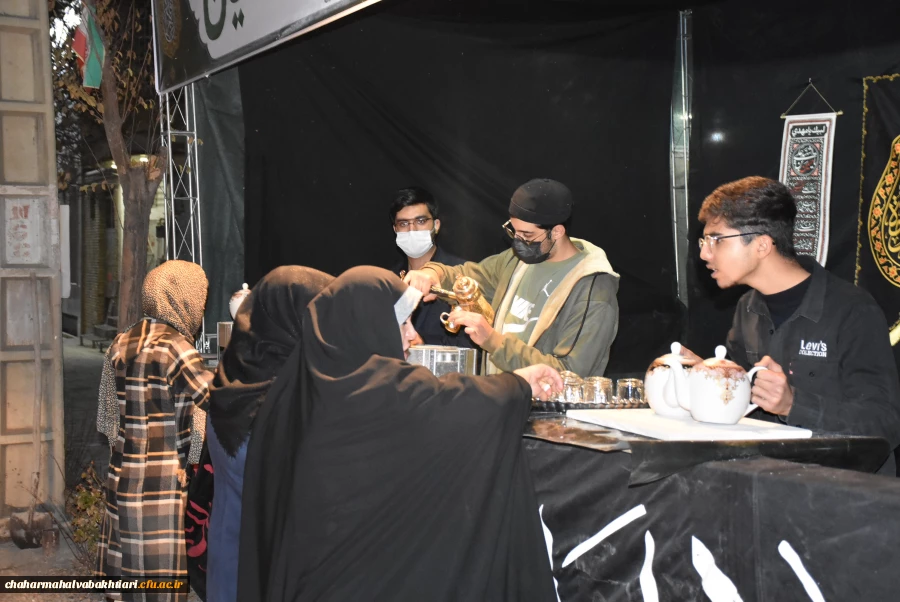 برپایی موکب عزای فاطمی در دانشگاه فرهنگیان استان 