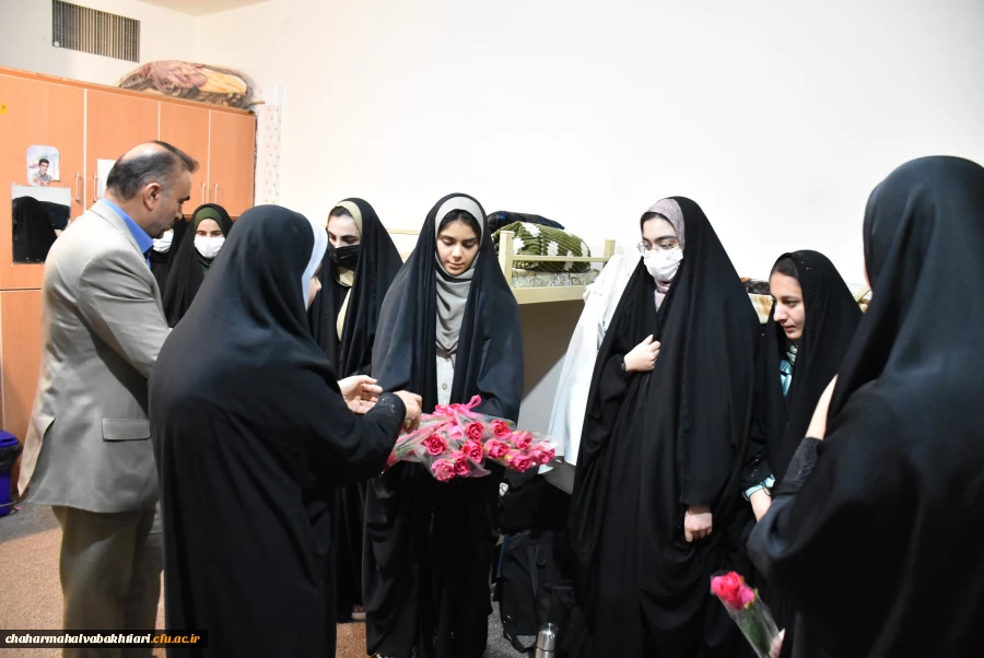 بازدید سرپرست دانشگاه فرهنگیان و مدیر کل آموزش و پرورش استان از سرای دانشجویی دانشگاه