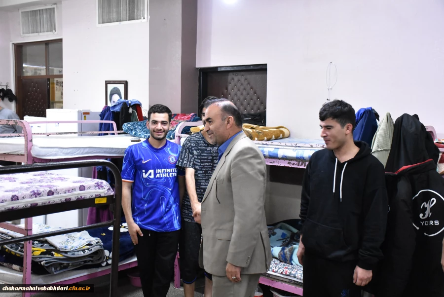 بازدید سرپرست دانشگاه فرهنگیان و مدیر کل آموزش و پرورش استان از سرای دانشجویی دانشگاه