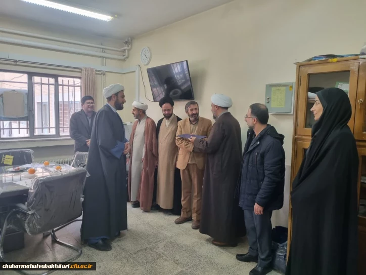 مراسم تکریم و معارفه مدیر گروه معارف و الهیات دانشگاه فرهنگیان استان چهارمحال و بختیاری