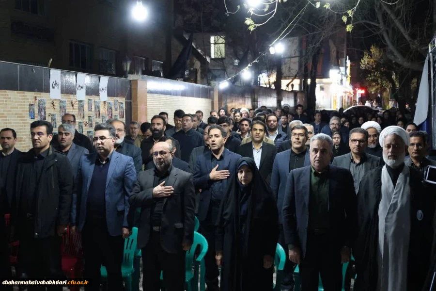تصاویری از اجتماع دانشگاهیان به مناسبت چهلمین روز شهادت رهبر شهید 12