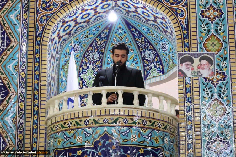 حضور سرپرست دانشگاه فرهنگیان استان به عنوان سخنران پیش از خطبه های نماز جمعه مرکز استان 