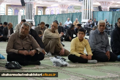 حضور سرپرست دانشگاه فرهنگیان استان به عنوان سخنران پیش از خطبه های نماز جمعه مرکز استان 